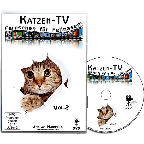 Katzen-TV - Fernsehen für Fellnasen.Tl.2,1 DVD-Video