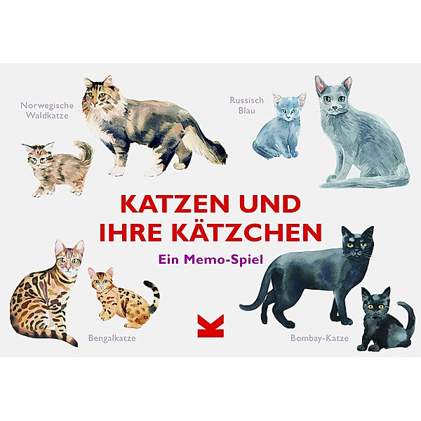 Laurence King Verlag GmbH Katzen und ihre Kätzchen (Spiel)