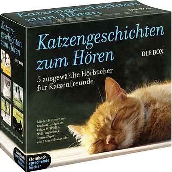 Katzengeschichten zum Hören - Die Box, Andrea Schacht, Werner Fuld, Peter Exinger