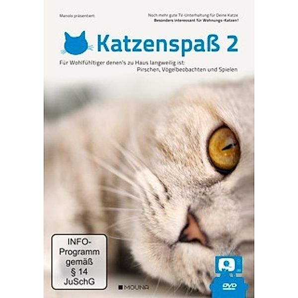 Katzenspass Teil 2: Noch mehr gute TV-Unterhaltung für Deine Katze, Katzenspass