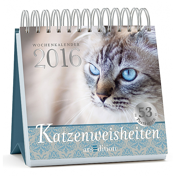 Katzenweisheiten, Postkartenkalender 2016