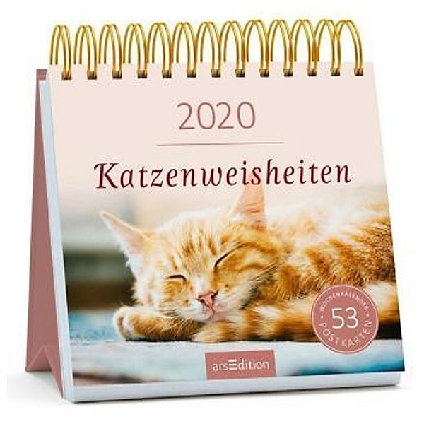Katzenweisheiten Postkartenkalender 2020