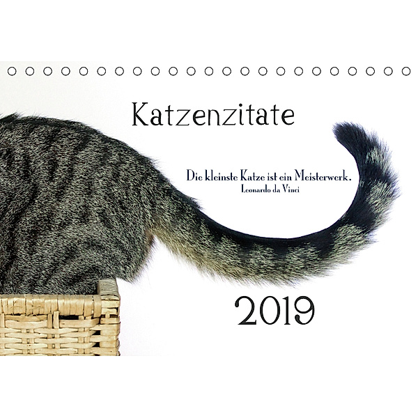 Katzenzitate 2019 (Tischkalender 2019 DIN A5 quer), Dogmoves
