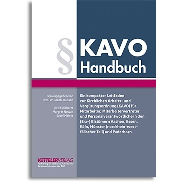 KAVO Handbuch, Ulrich Richartz, Marget Nowak, Josef Meiers