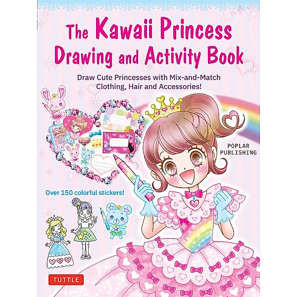 Kawaii Princess Drawing and Activity Book, Poplar Publishing