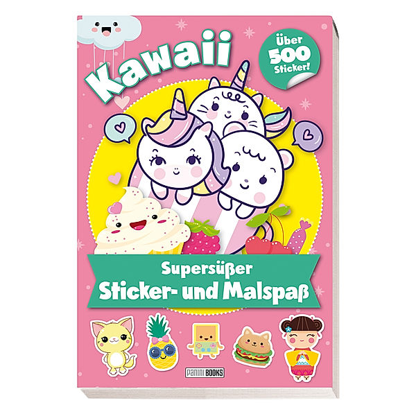Kawaii: Supersüsser Sticker- und Malspass, Panini