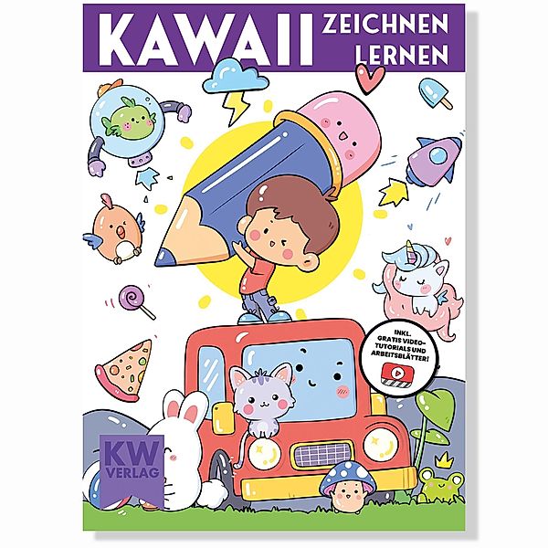 Kawaii zeichnen lernen - über 500 Motive malen lernen, SimplePaper