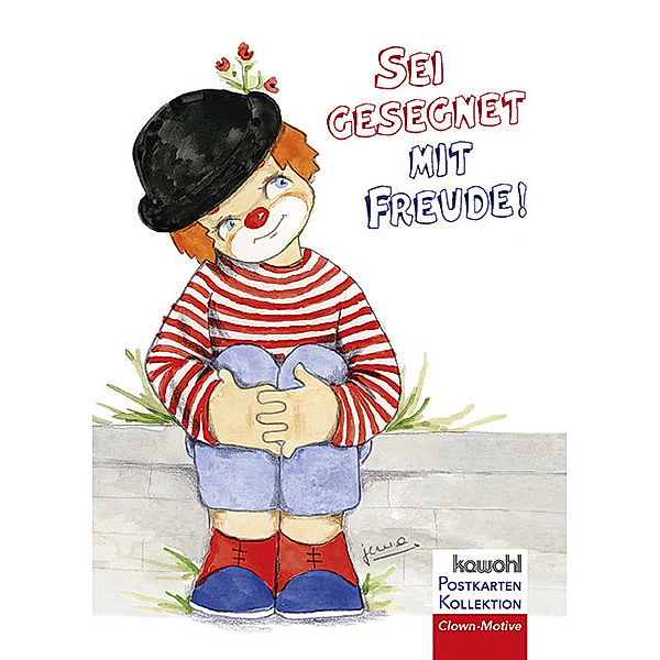 Kawohl Postkarten Kollektion, Clown-Motive - Sei gesegnet mit Freude!