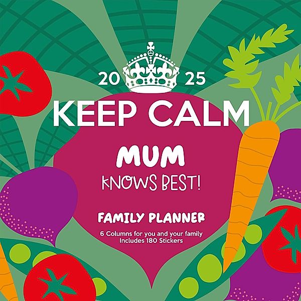 Keep Calm 2025 30X30 Familienplaner