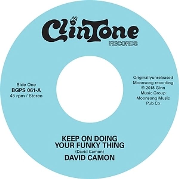 Keep On Doing Your Funky Thing, David Camon