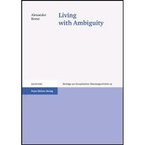 Keese, A: Living with Ambiguity, Alexander Keese
