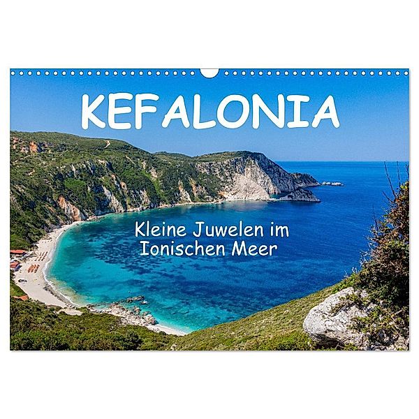 Kefalonia Kleine Juwelen im Ionischen Meer (Wandkalender 2024 DIN A3 quer), CALVENDO Monatskalender, Mike Steffl