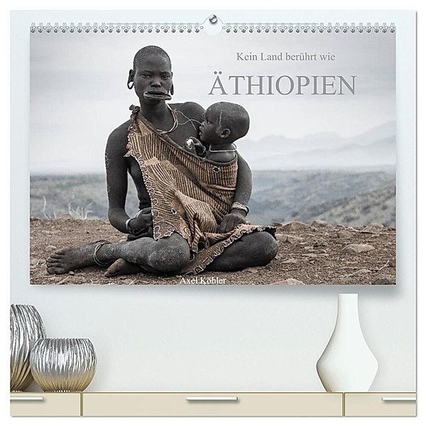 Kein Land berührt wie Äthiopien (hochwertiger Premium Wandkalender 2024 DIN A2 quer), Kunstdruck in Hochglanz, Axel Köhler