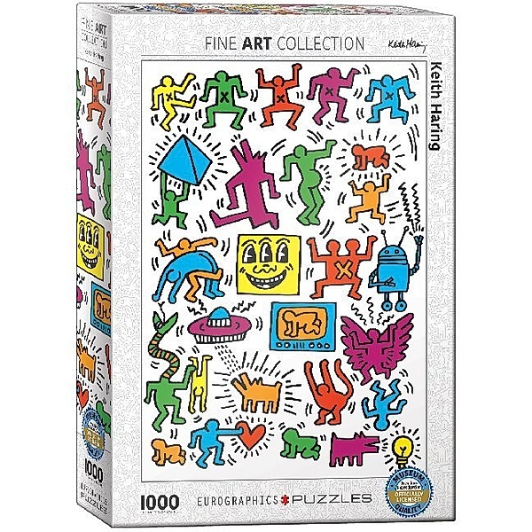 Eurographics Keith Haring Collage (Puzzle), Keith Haring
