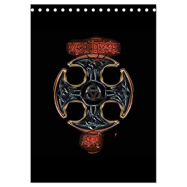 Keltische Art (Tischkalender 2024 DIN A5 hoch), CALVENDO Monatskalender, Bluesax