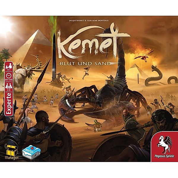 Matagot, Pegasus Spiele, Frosted Games Kemet - Blut und Sand (Spiel), Jacques Bariot
