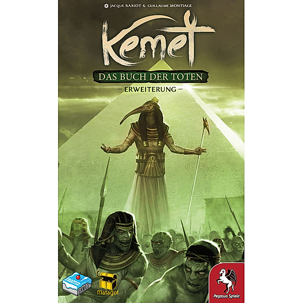 Matagot, Pegasus Spiele, Frosted Games Kemet - Buch der Toten (Spiel-Zubehör), Jacques Bariot