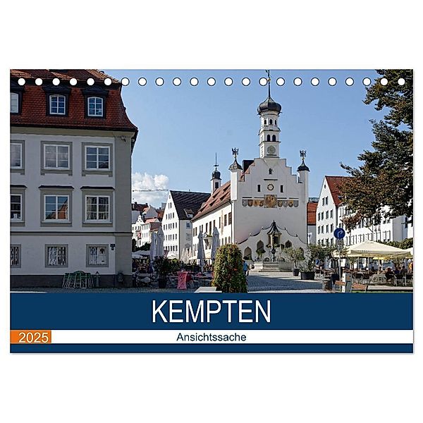 Kempten - Ansichtssache (Tischkalender 2025 DIN A5 quer), CALVENDO Monatskalender, Calvendo, Thomas Bartruff