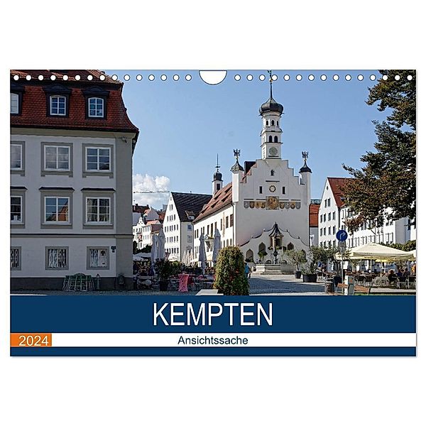 Kempten - Ansichtssache (Wandkalender 2024 DIN A4 quer), CALVENDO Monatskalender, Thomas Bartruff
