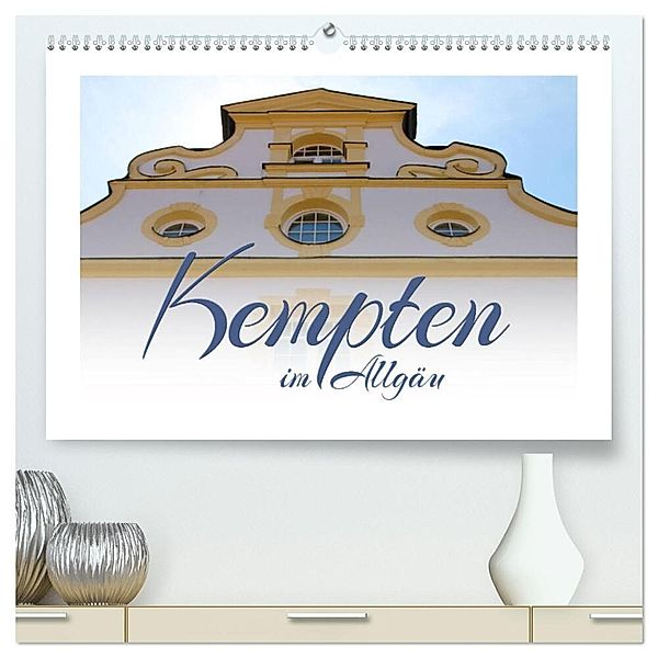 Kempten im Allgäu (hochwertiger Premium Wandkalender 2025 DIN A2 quer), Kunstdruck in Hochglanz, Calvendo, Maria Reichenauer