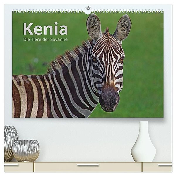 Kenia - Die Tiere der Savanne (hochwertiger Premium Wandkalender 2024 DIN A2 quer), Kunstdruck in Hochglanz, Andreas Mayer