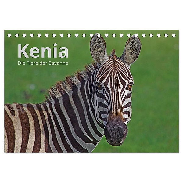Kenia - Die Tiere der Savanne (Tischkalender 2024 DIN A5 quer), CALVENDO Monatskalender, Andreas Mayer