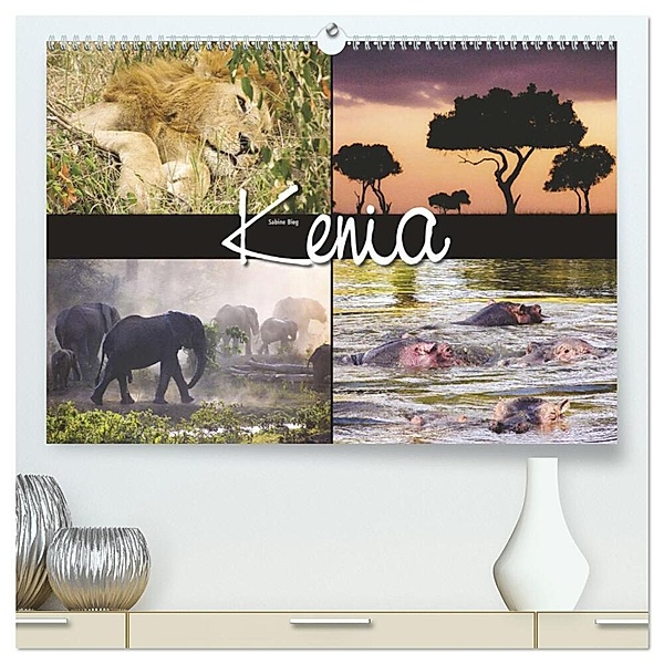 Kenia (hochwertiger Premium Wandkalender 2024 DIN A2 quer), Kunstdruck in Hochglanz, Calvendo