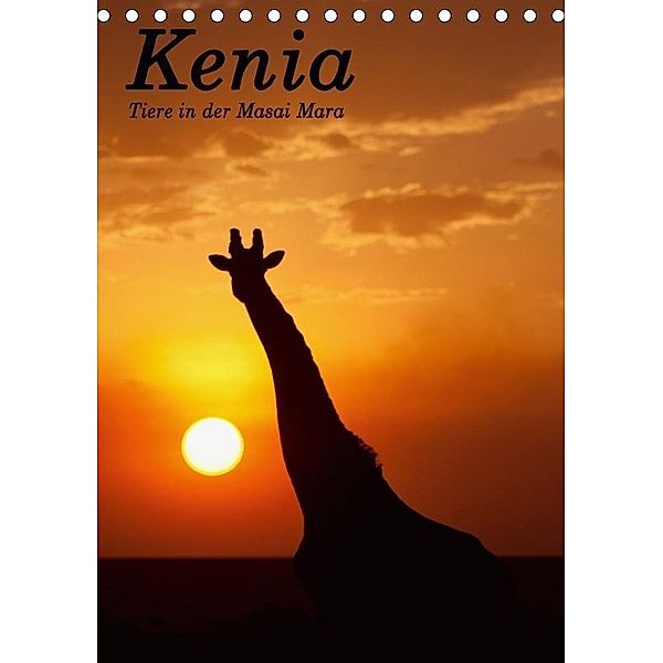 Kenia, Tiere in der Masai Mara (Tischkalender 2017 DIN A5 hoch), Werner Schmäing