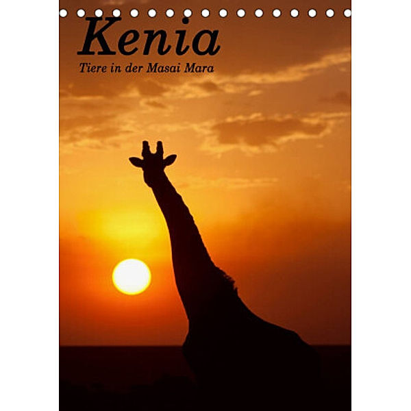 Kenia, Tiere in der Masai Mara (Tischkalender 2022 DIN A5 hoch), Werner Schmäing