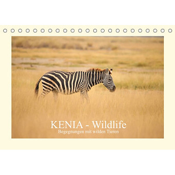 KENIA Wildlife - Begegnungen mit wilden Tieren (Tischkalender 2022 DIN A5 quer), Andreas Demel