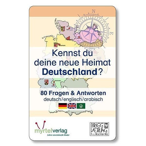 Brigg Verlag, Myrtel Kennst du deine neue Heimat Deutschland? (Kartenspiel), Werner Wirth
