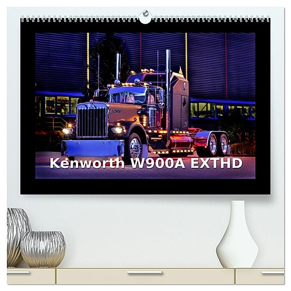 Kenworth W900A EXTHD (hochwertiger Premium Wandkalender 2024 DIN A2 quer), Kunstdruck in Hochglanz, Ingo Laue