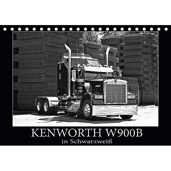 KENWORTH W900B - in Schwarzweiß (Tischkalender 2018 DIN A5 quer), Ingo Laue