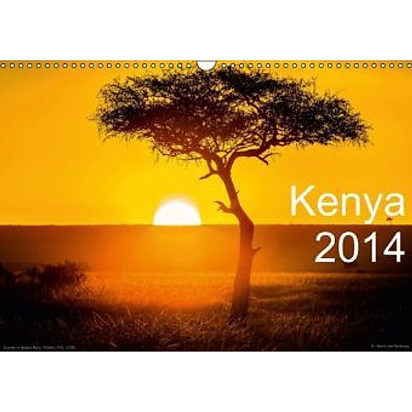 Kenya 2014 / UK-Version (Wall Calendar 2014 DIN A3 Landscape), Gerd-Uwe Neukamp