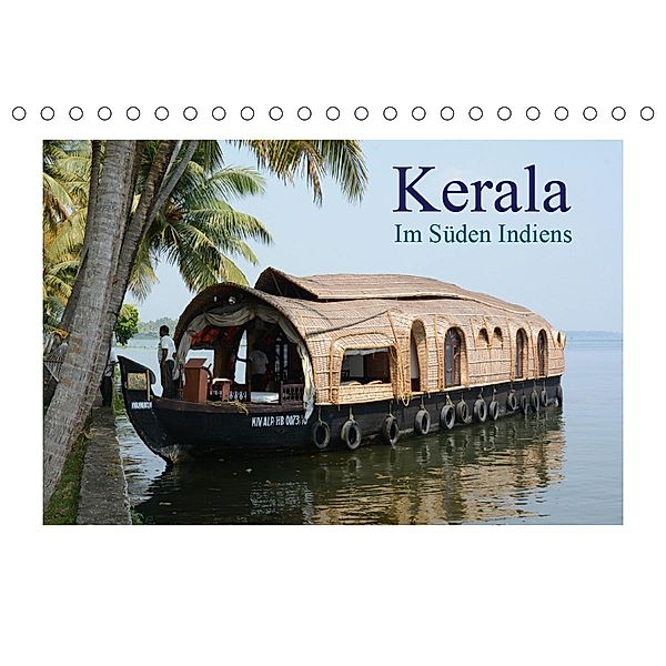 Kerala - Im Süden Indiens (Tischkalender 2021 DIN A5 quer), AJ Beuck