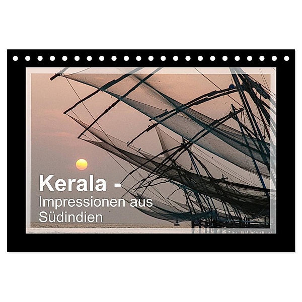 Kerala - Impressionen aus Südindien (Tischkalender 2025 DIN A5 quer), CALVENDO Monatskalender, Calvendo, Marion Maurer