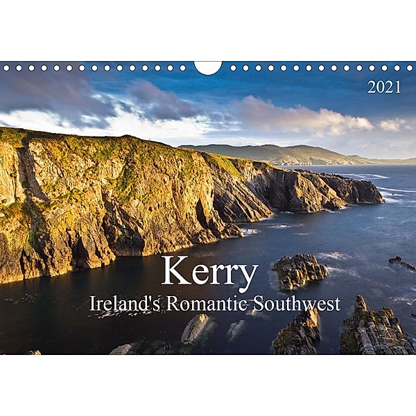 Kerry - Ireland's Romantic Southwest (Wall Calendar 2021 DIN A4 Landscape), Holger Hess