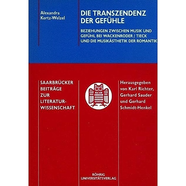 Kertz-Welzel, A: Transzendenz der Gefühle, Alexandra Kertz-Welzel