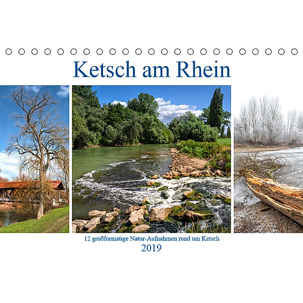 Ketsch am Rhein (Tischkalender 2019 DIN A5 quer), Thorsten Assfalg