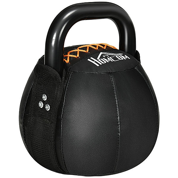 Kettlebell mit Griff schwarz (Farbe: schwarz)