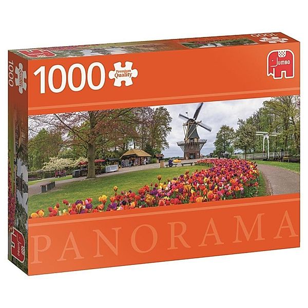 Keukenhof, Niederlande - 1000 Teile Panorama Puzzle