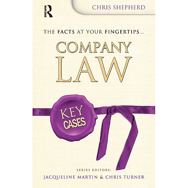 Key Cases: Company Law, Christopher Shepherd