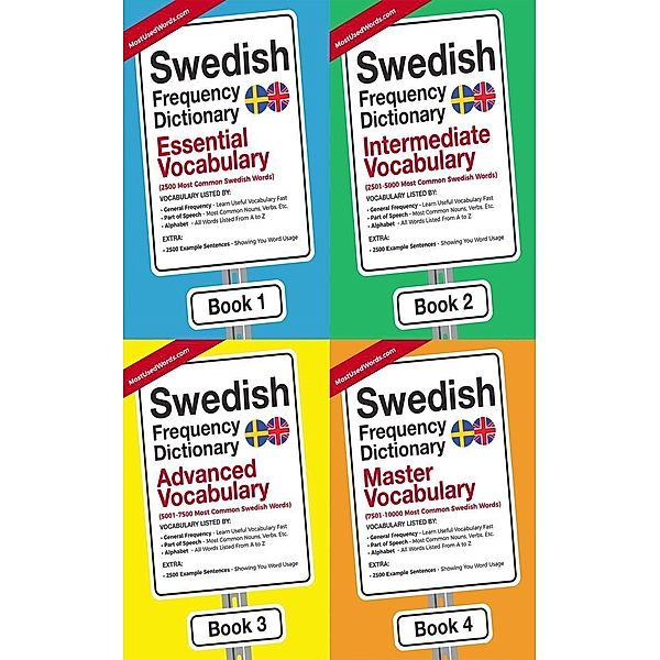 Key & Common  Swedish Words  A Vocabulary List of High Frequency Swedish Words(1000 Words), Mostusedwords