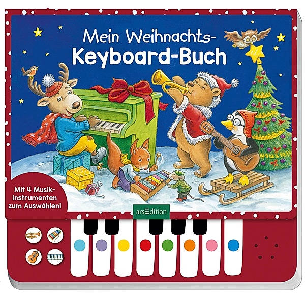Keyboard-Buch / Mein Weihnachts-Keyboard-Buch, m. Klaviertastatur