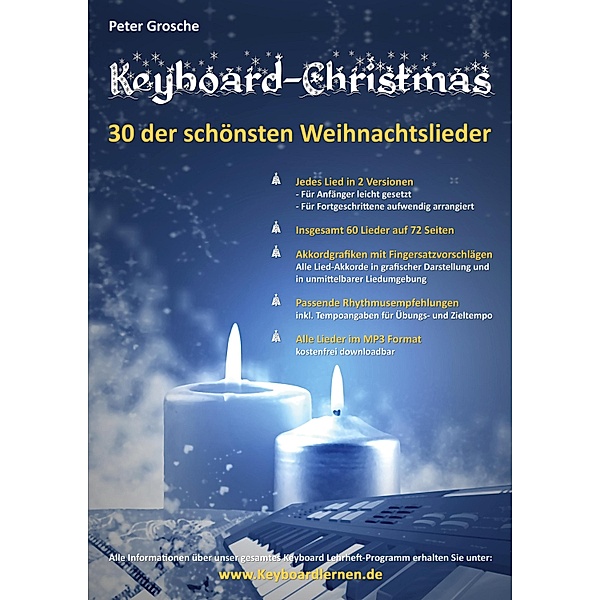 Keyboard-Christmas - 30 Weihnachtslieder für Keyboard, Peter Grosche