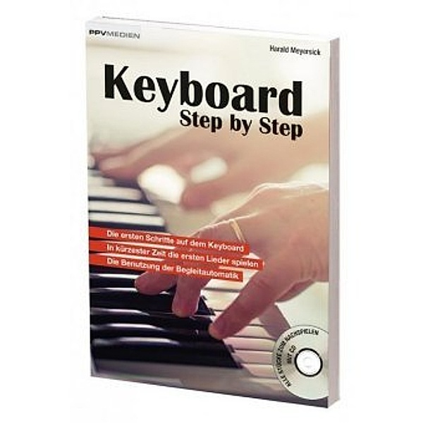 Keyboard Step by Step, m. Audio-CD, Harald Meyersick
