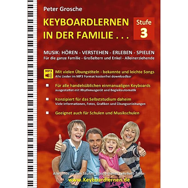 Keyboardlernen in der Familie (Stufe 3) / Keyboardlernen in der Familie Bd.3, Peter Grosche