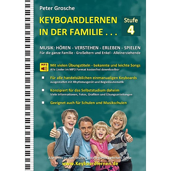 Keyboardlernen in der Familie (Stufe 4) / Keyboardlernen in der Familie Bd.4, Peter Grosche