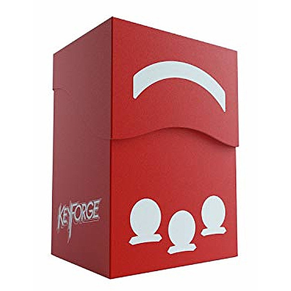 Asmodee, Gamegenic KeyForge Gemini Deck Box Red (Sammelkartenspiel), Richard Garfield