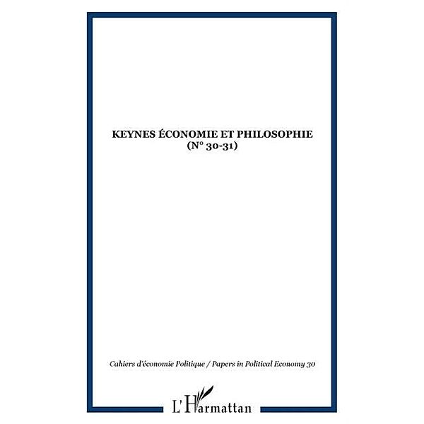 Keynes economie et philosophie (n(deg) 30-31) / Hors-collection, Collectif